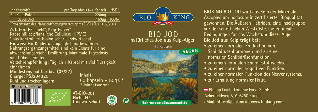 Bio Jod, 60 Kapslen