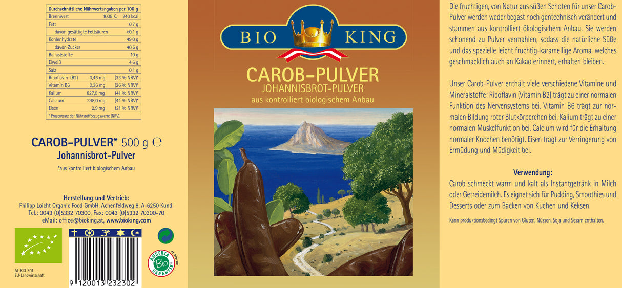 Bio Carob Pulver