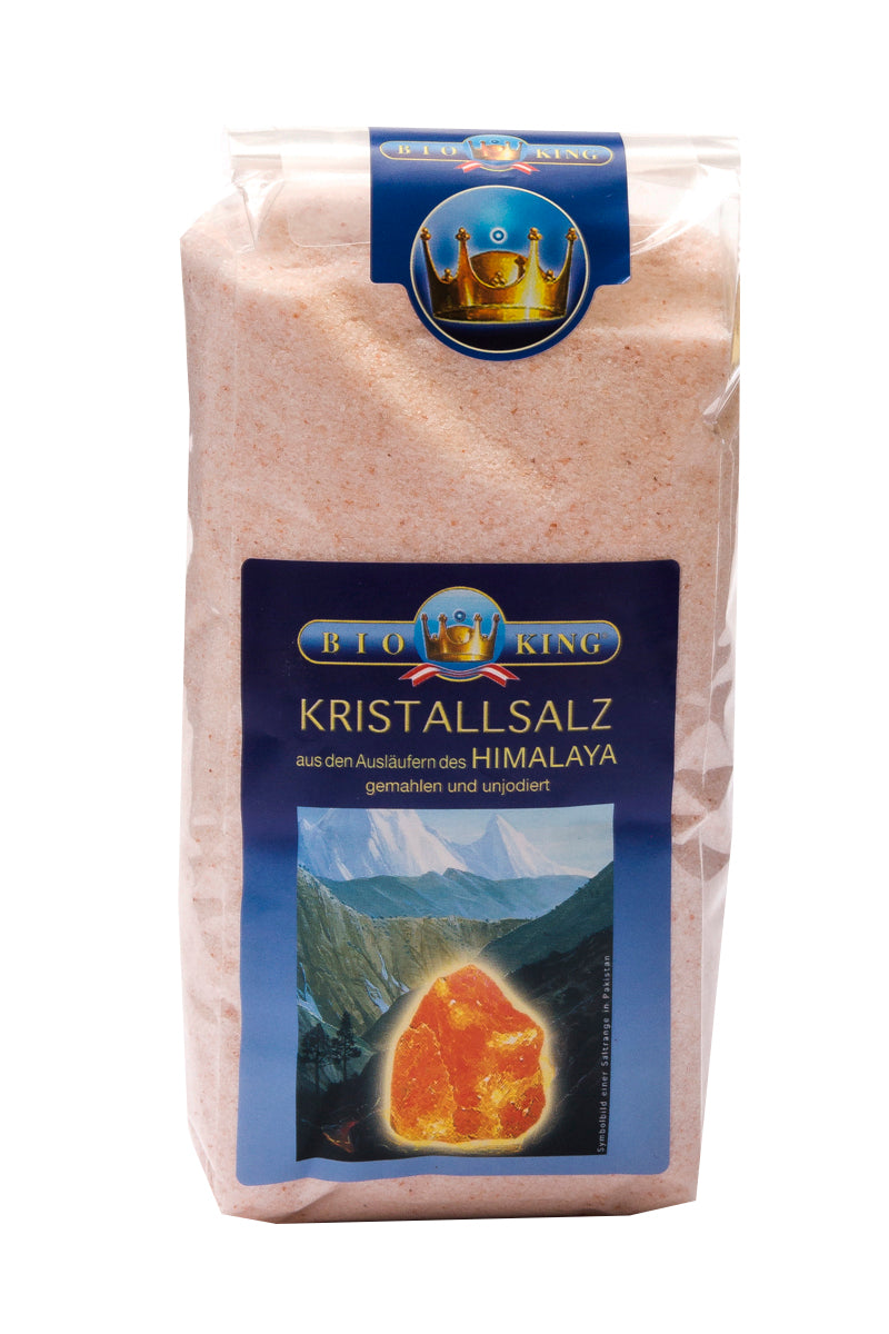 Kristallsalz aus den Ausläufern des Himalaya, fein gemahlen