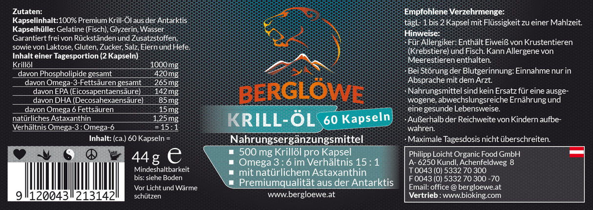 Omega 3 aus KRILL-ÖL