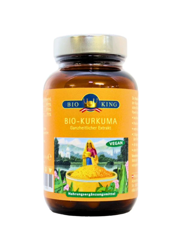 Bio Kurkuma, ganzheitlicher Extrakt in 60 Kapseln