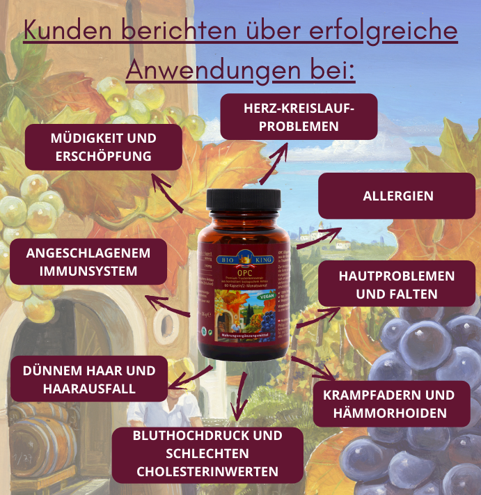 Bio OPC Traubenkernextrakt, 60 Kapseln