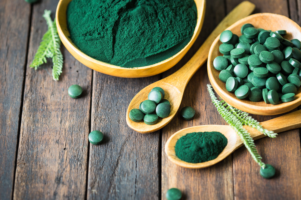 Bio Spirulina-Algen, Presslinge