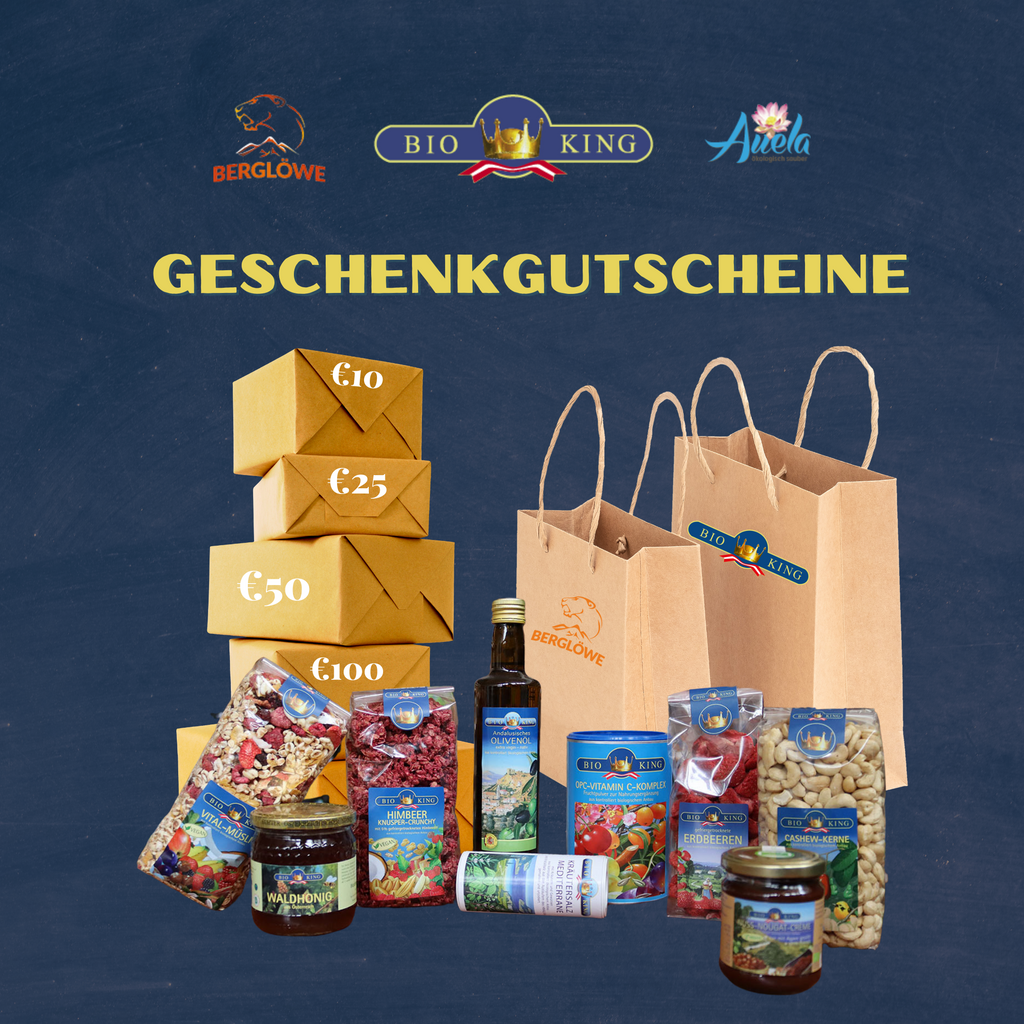 BioKing - Geschenkgutscheine