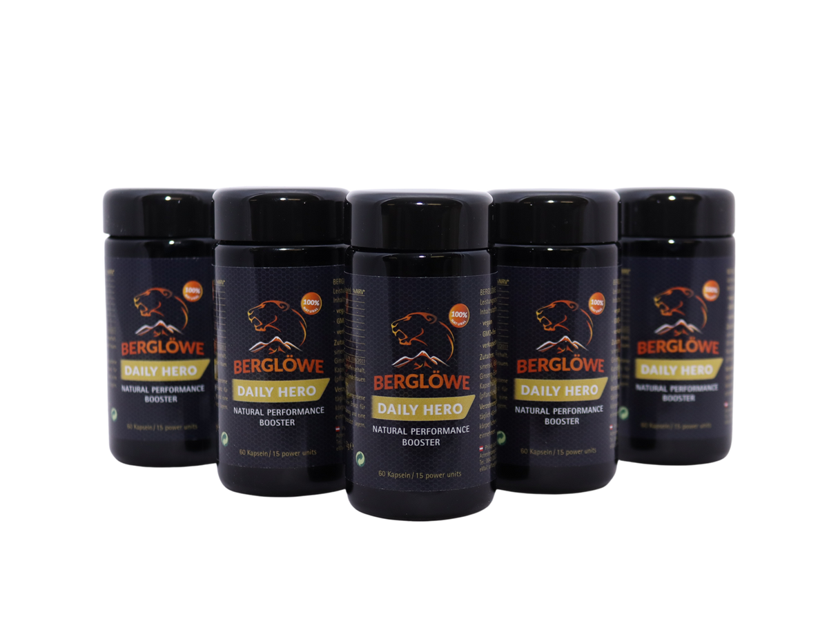 Berglöwe Daily Hero - Natural Performance Booster, 60 Kapseln