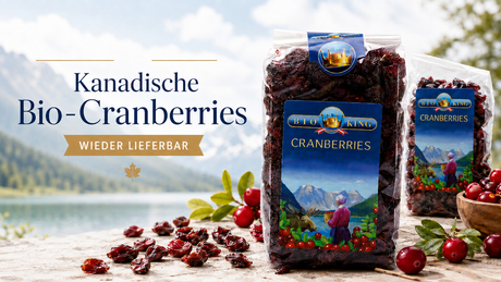 Bio-Cranberries: zurück im Shop