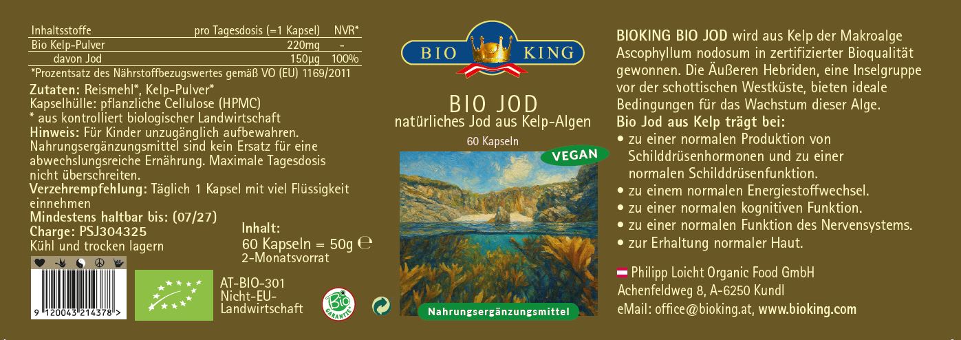 Bio Jod, 60 Kapseln