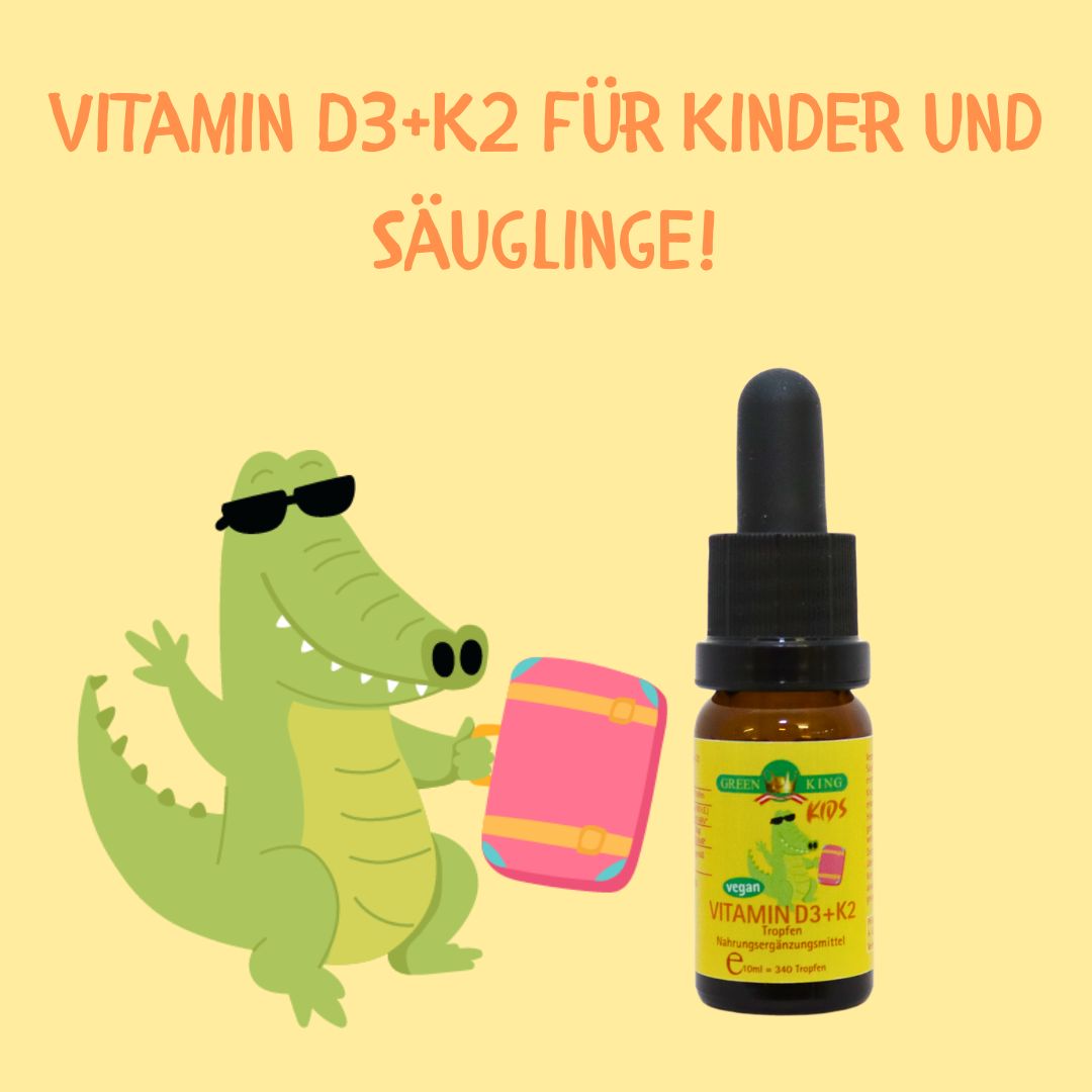 Vitamin D3+K2 für Kinder