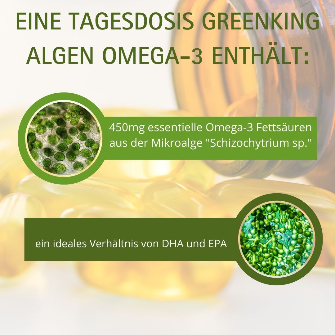 Algen Omega 3, 60 Kapseln