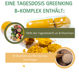 Natürlicher Vitamin B-Komplex, 60 Kapseln