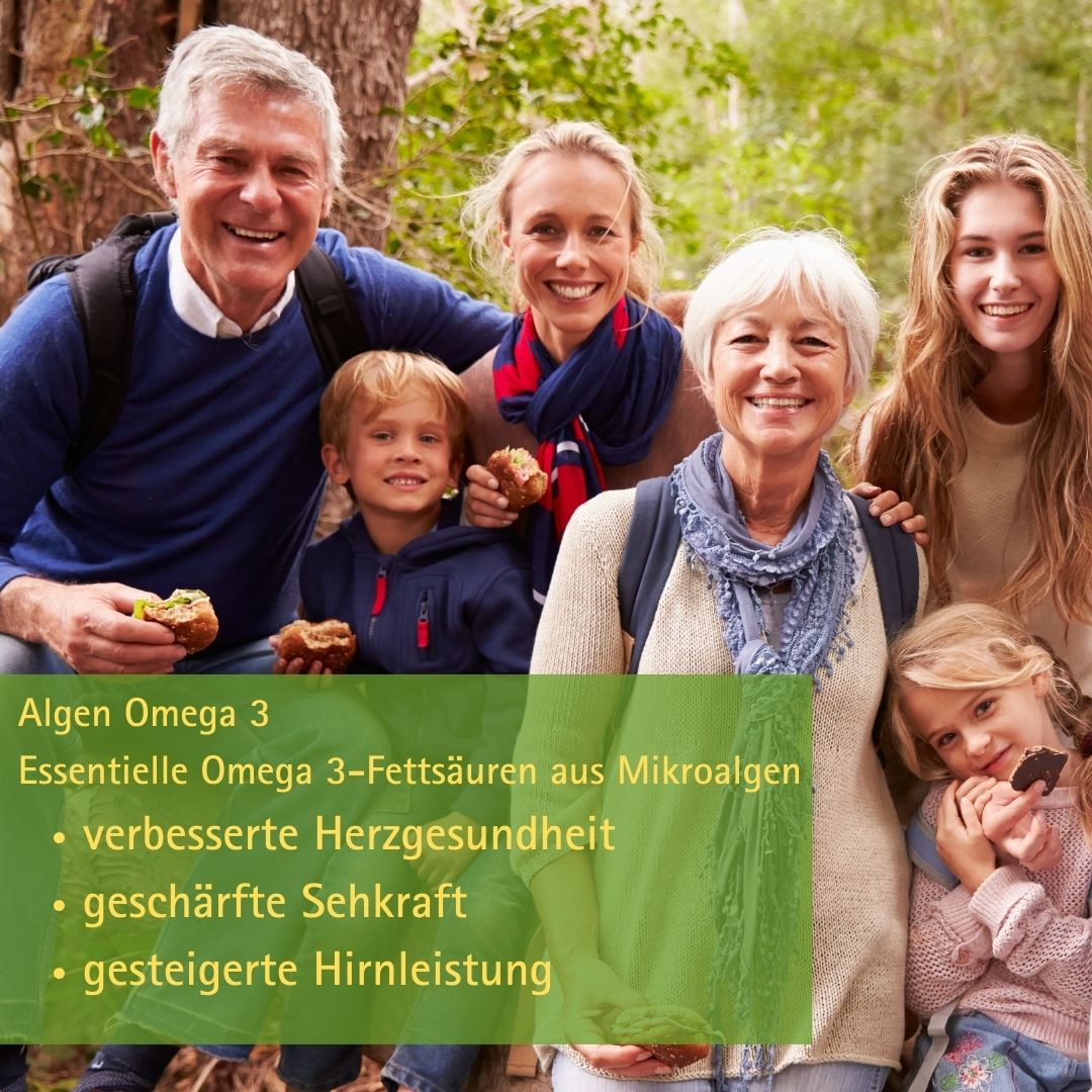 Algen Omega 3, 60 Kapseln