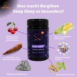 Berglöwe Deep Sleep, Natural Sleep Aid, 60 Kapseln