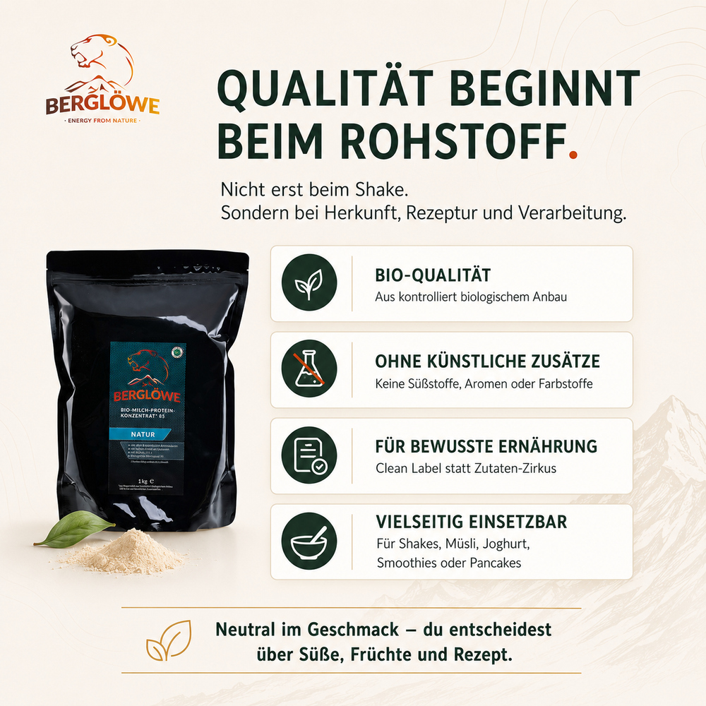 Bio Milch-Protein-Konzentrat 85, Natur