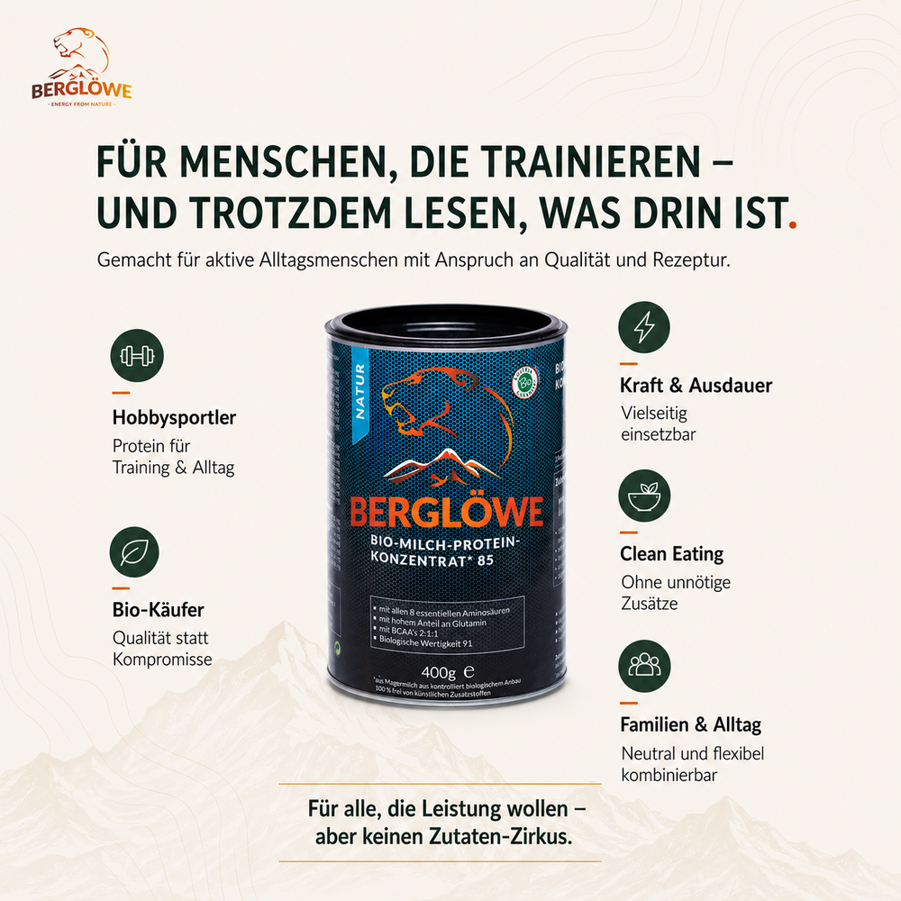 Bio Milch-Protein-Konzentrat 85, Natur