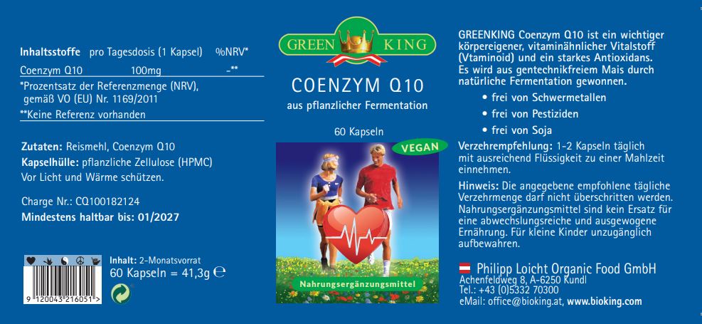 Coenzym Q10, 60 Kapseln