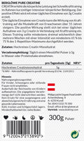 Pure Creatine von Berglöwe, Pulver zur Nahrungsergänzung