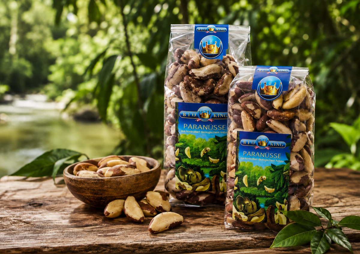Bio-Paranüsse als gesunder Snack, selenreich