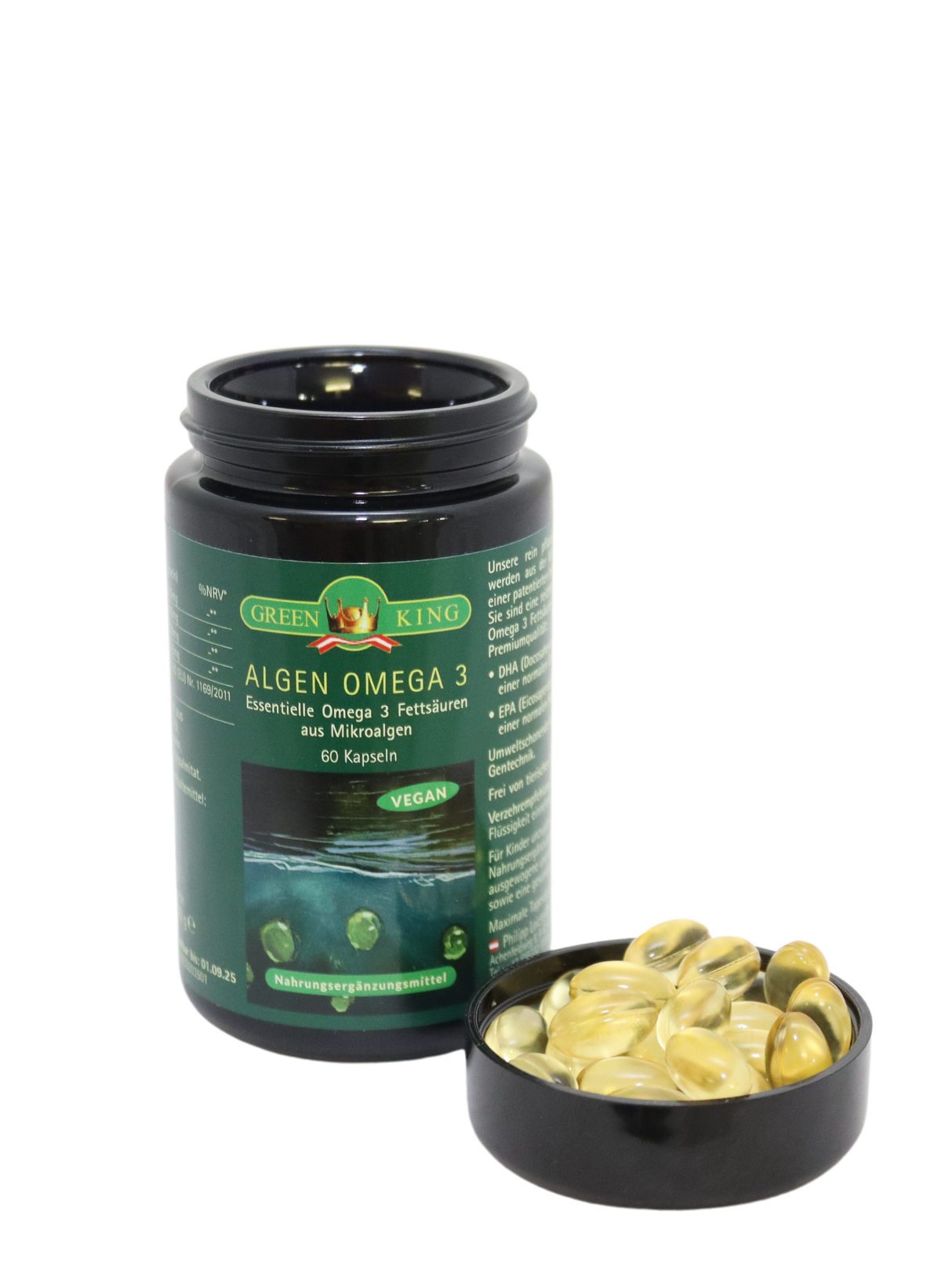 Algen Omega 3, 60 Kapseln