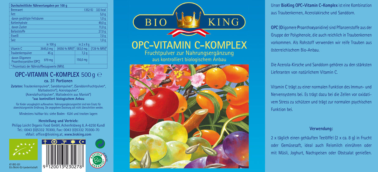 Bio OPC Vitamin C-Komplex, Pulver