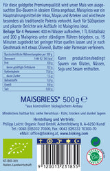Bio Maisgrieß, Polenta