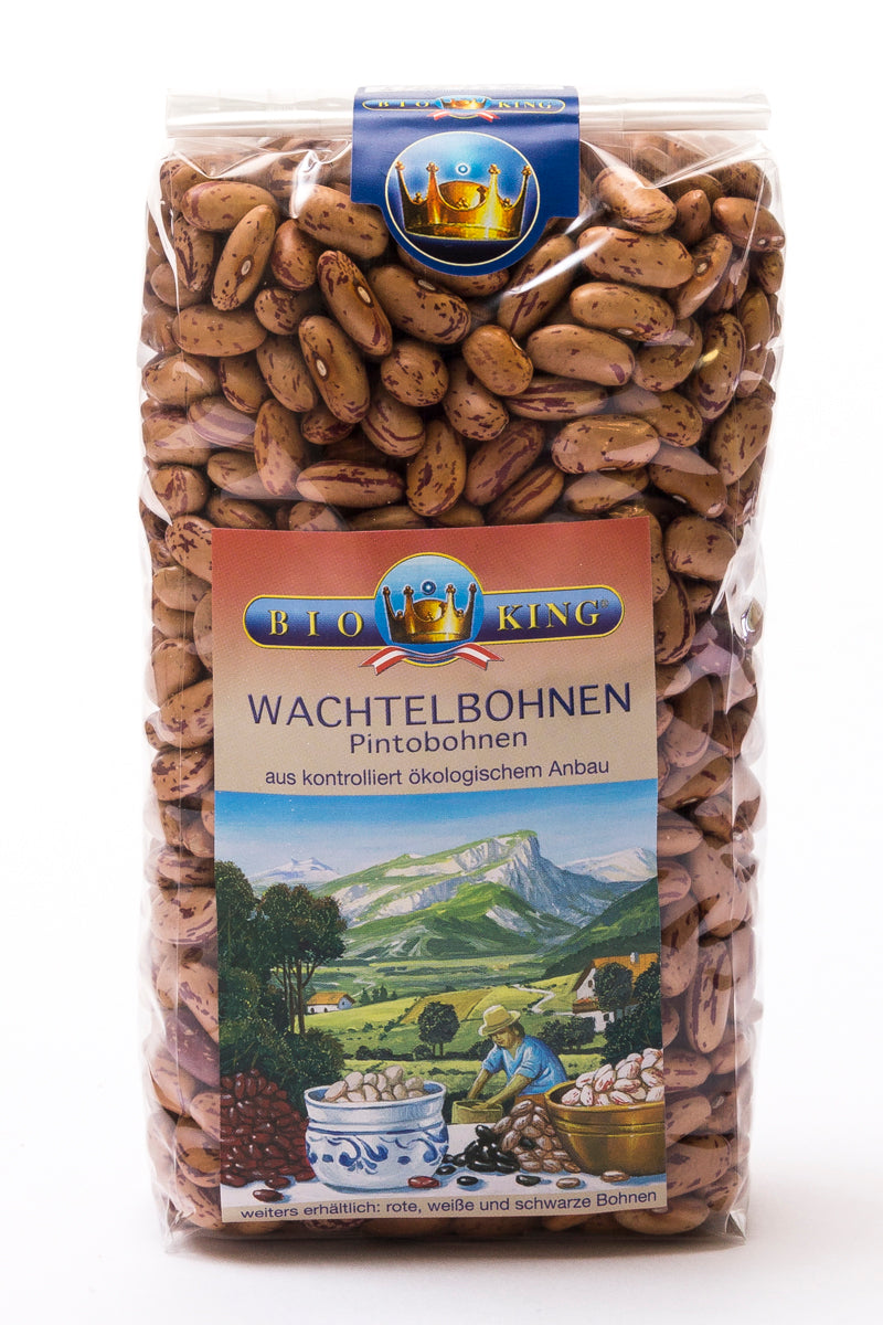 Bio Wachtelbohnen, Pintobohnen