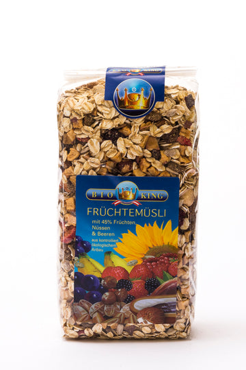 Bio FRÜCHTEMÜSLI mit Beeren