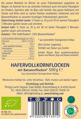 Bio Frühstücksbrei, Porridge Banane