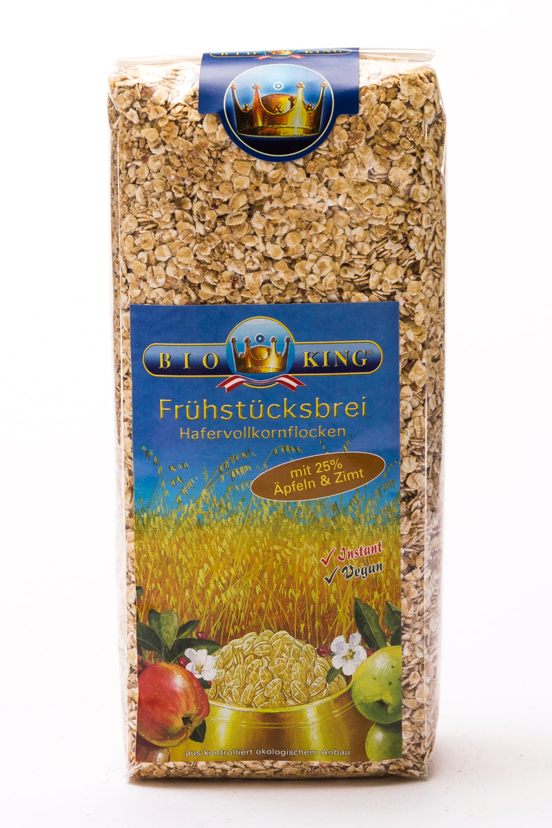 Bio Frühstücksbrei, Porridge Apfel-Zimt