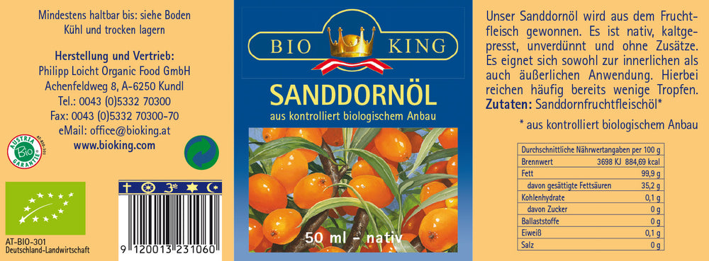 Bio Sanddornöl