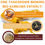 Bio Kurkuma, ganzheitlicher Extrakt in 60 Kapseln