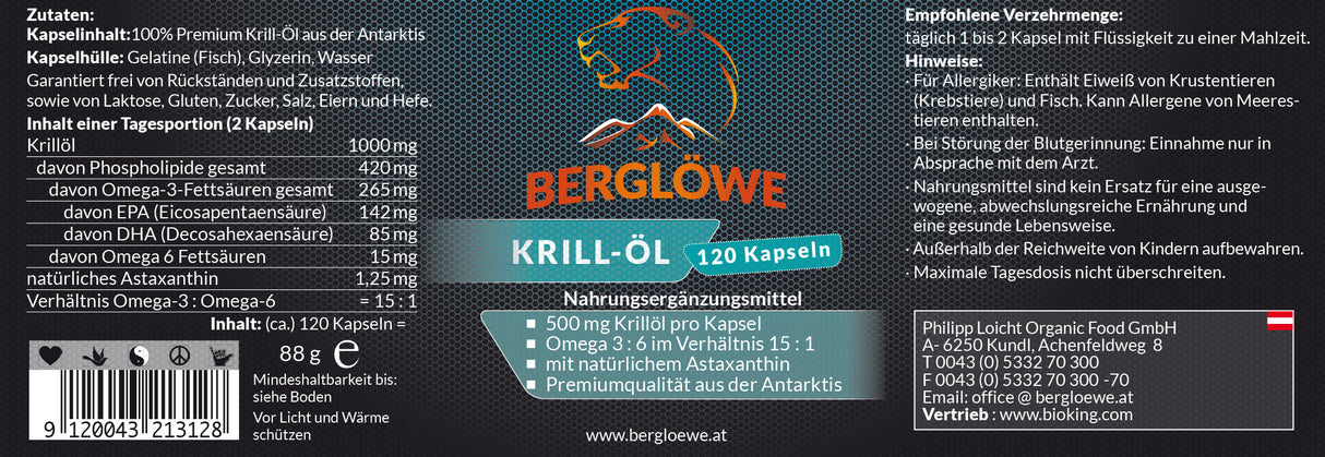 Omega 3 aus KRILL-ÖL