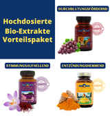 Hochdosierte Bio-Extrakte, 3-in-1 Vorteilspaket