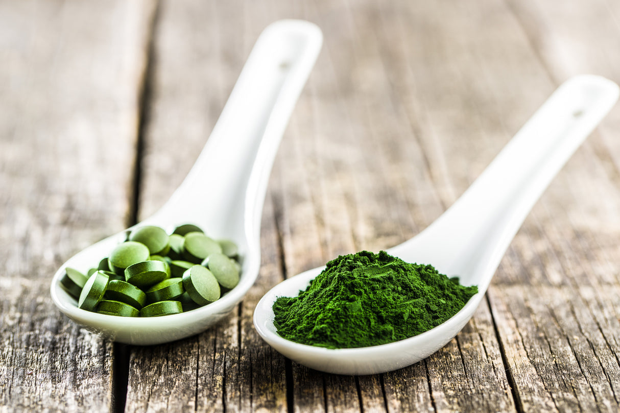 Bio Chlorella-Algen, Presslinge