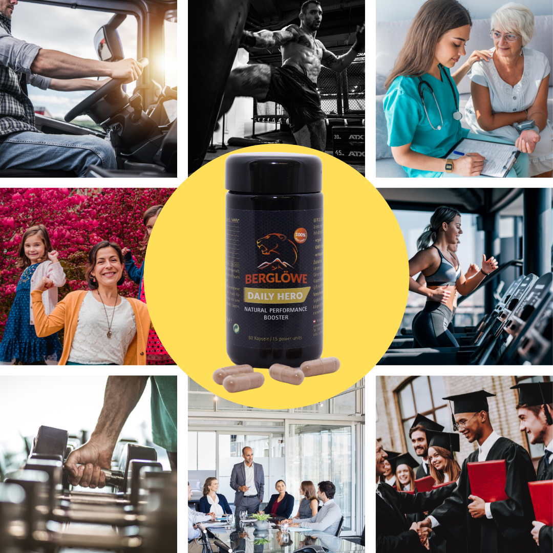 Berglöwe Daily Hero - Natural Performance Booster, 60 Kapseln