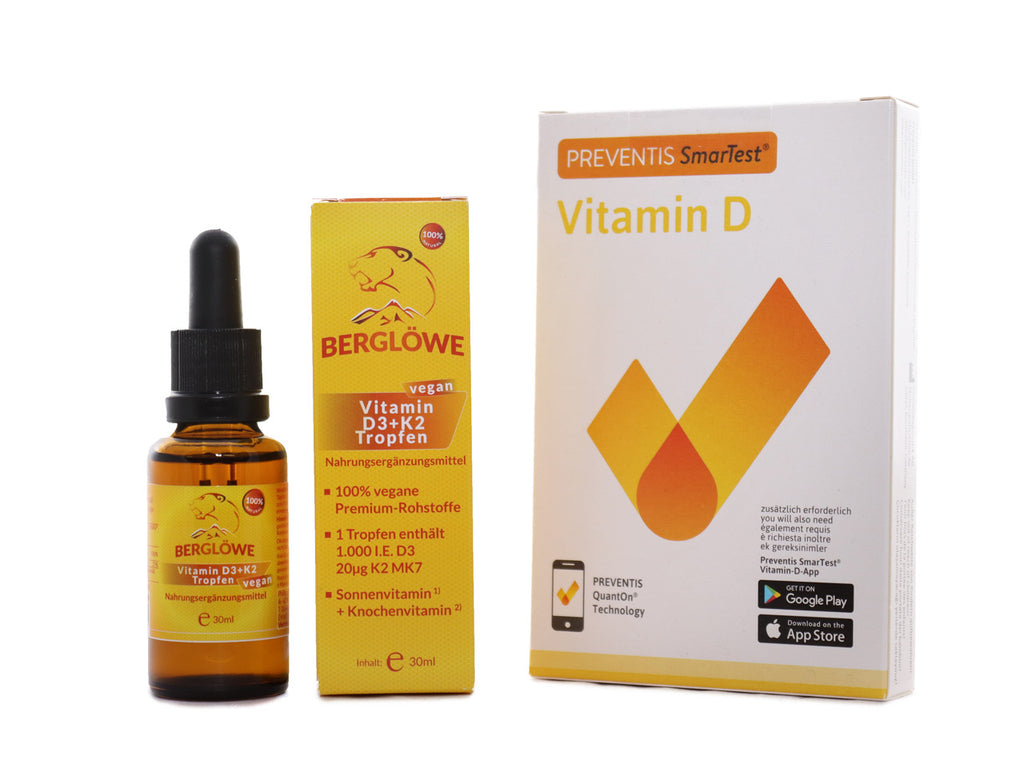 Vitamin D - Vorteilspaket (Tropfen + Test zum Vorteilspreis)